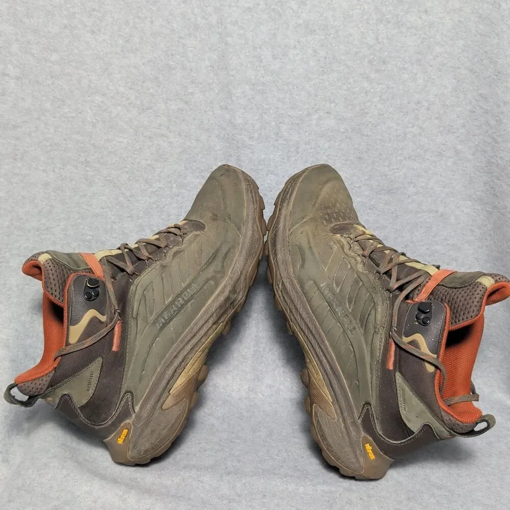 Merrell Moab Speed 2 LTR Mid Waterproof Men’s Size 11.5 M Olive Hiking Boots